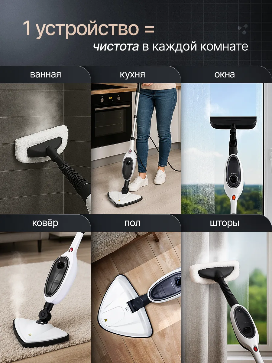 Швабра паровая
