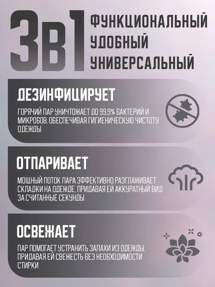 Отпариватель ручной для одежды