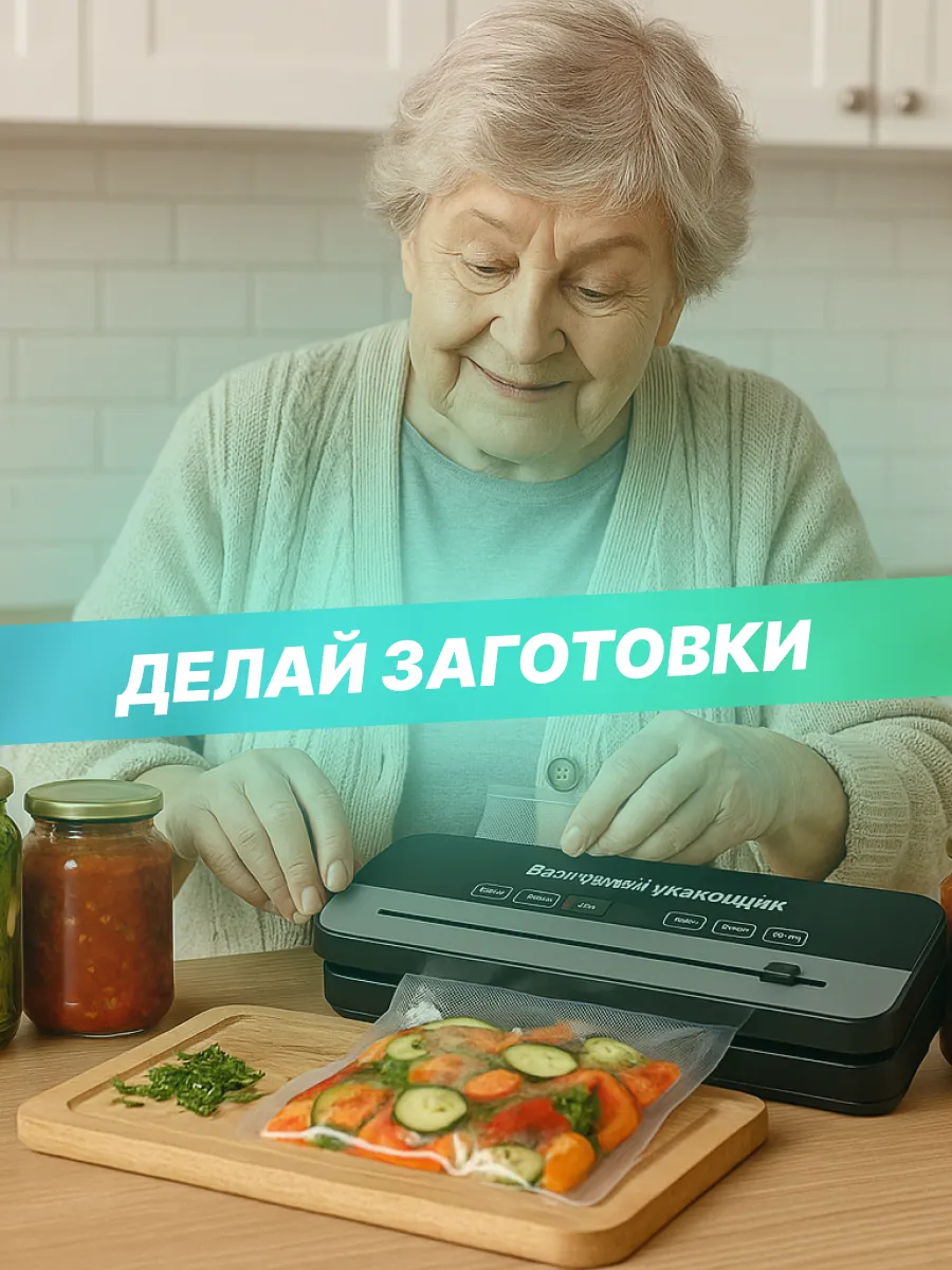 Вакуумный упаковщик для продуктов
