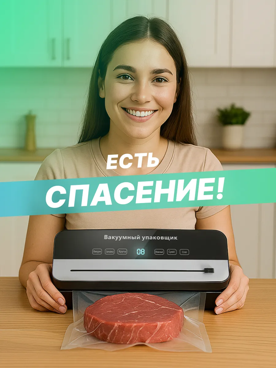 Вакуумный упаковщик для продуктов